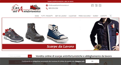 Desktop Screenshot of casadellantinfortunistica.com